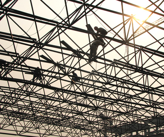 佳木斯厂房网架安装