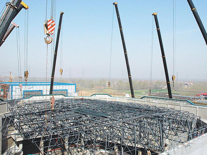 佳木斯网架高空滑移法